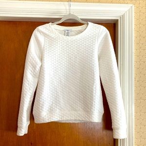 White size M Bar III shirt. Polyester/spandex.